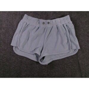 Pink Republic Shorts Women Small Terry Cloth Aqua Marine Elastic Waist Pockets